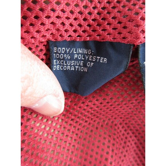 Tommy Hilfiger Jacket Medium Bomber Y2K Windbreaker Mesh Lined Vented - Picture 10 of 11